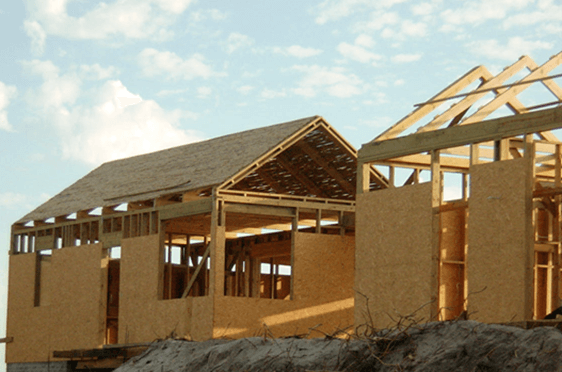 Figure 25: OSB sheathing used as bracing material